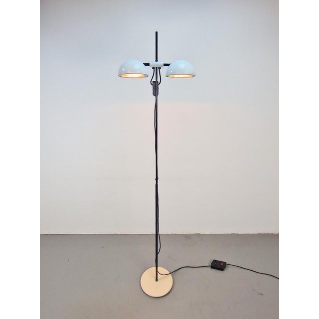 Valenti Milano Floor Lampin White, 1970s For Sale - Image 11 of 18