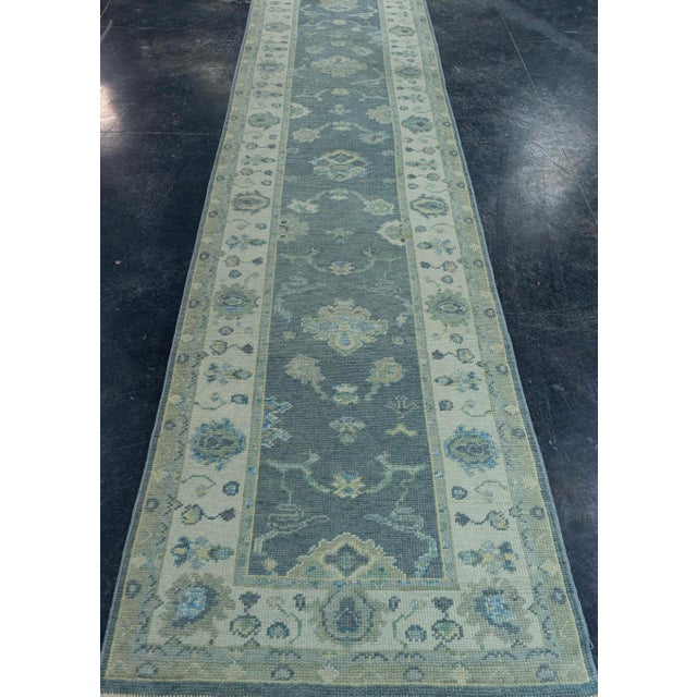 Turkish Oushak Rug 2'9" x 11'4" #19193 Explore a curated collection of hallway runners, wool rugs, and handmade...