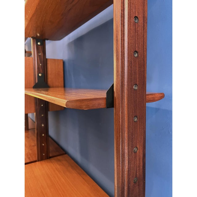 Modular Teak Bookcase, 1960s For Sale - Image 6 of 13