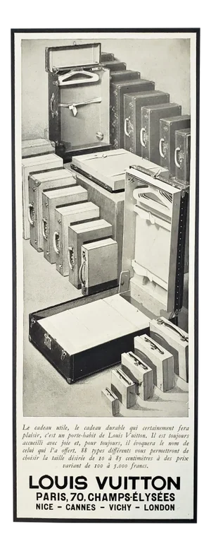 French Art Deco Louis Vuitton Print-Travel Needs