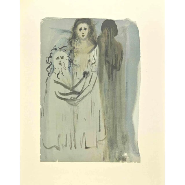 Salvador Dali, In the Stream of Anger, Woodcut, 1963 For Sale