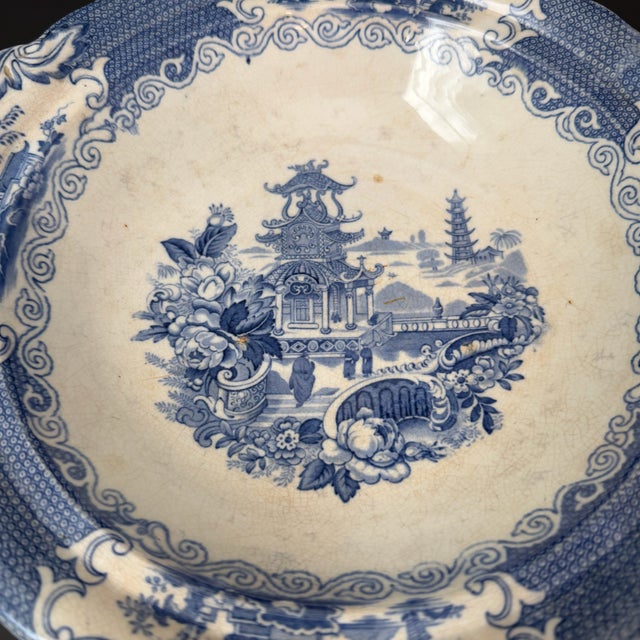 Allerton's of England Chinese Fine China Covered Vegetable Bowl For Sale - Image 10 of 16