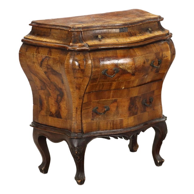 Small Baroque Chest of Drawers in Walnut For Sale