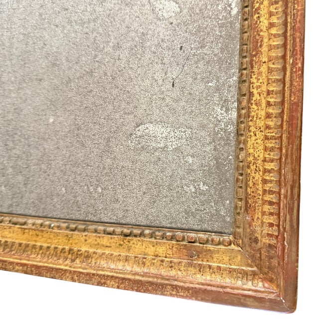 Wood Late 18th-Early 19th Century French Gilt Mirror For Sale - Image 7 of 11