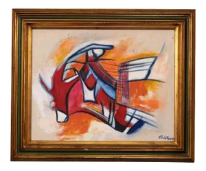Giorgio Lo Fermo - Abstract Animal - Oil Paint - 2018