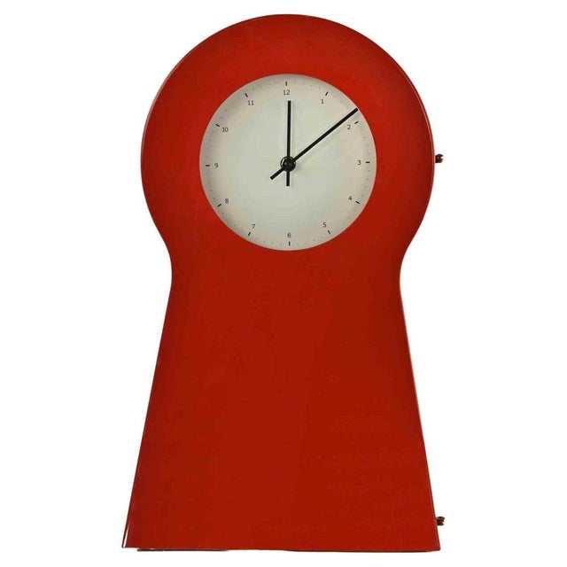 1990s Vintage Clock in Metal and Plastic from Ikea, 1990s For Sale - Image 5 of 5