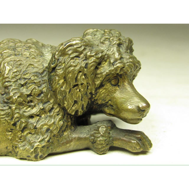Antique Bronze Poodle Figurine For Sale In San Francisco - Image 6 of 11