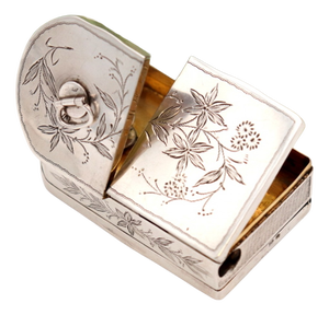 Silver Snuffbox and Matchbox
