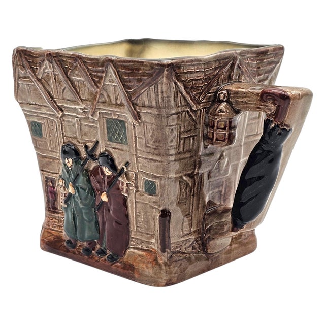 Royal Doulton “Old London Square” Jug Pitcher D6291 — Charles Dickens Series, 1949 For Sale - Image 10 of 15