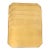 Gold Leaf Elongated Octagonal Placemats. Set of 6. Bloomingdale's For Sale