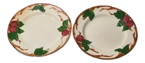 2000s Franciscan Apple Dinner Plates- a Pair