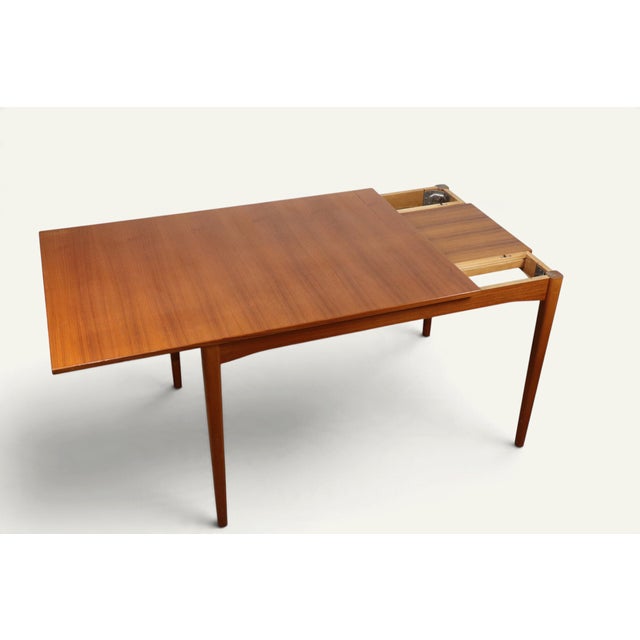 Extendable Rectangular Teak Dining Table, 1960s For Sale - Image 12 of 18