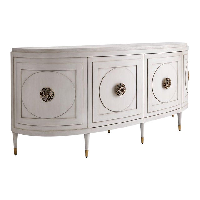 Regency Glam 77" Console Cabinet For Sale