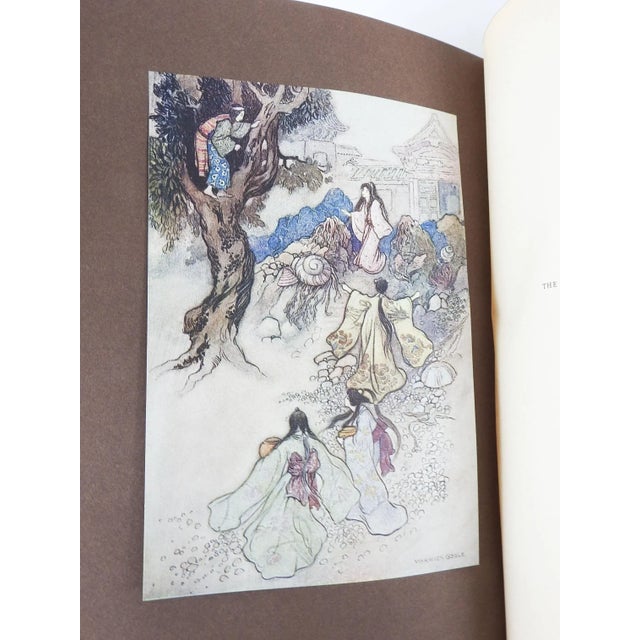 Antique 1910 Green Willow and Other Japanese Fairy Tales Book For Sale - Image 4 of 12