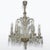 Glass Six-Arm Crystal Glass Chandelier from Bohemia, 1930s For Sale - Image 7 of 7