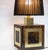 Large Italian Lacquered Vellum & Brass Table Lamp and Shade attributed Aldo Tura, 1960, in Good conditions. Designed 1960...