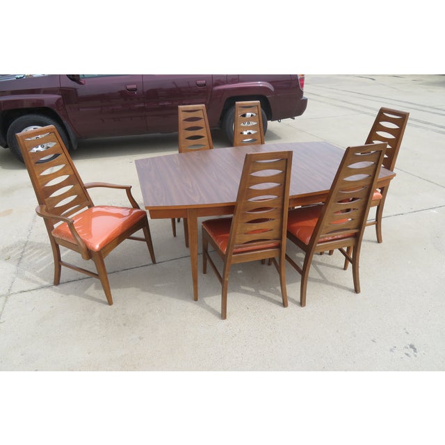Young Manufacturing Co. MidCentury Modern Dining Table & Chairs Set
