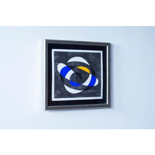 Pierre Olofsson, Cosmos, Serigraph, Framed For Sale - Image 4 of 7