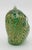 Cenedese Cenedese (Attributed) Gold Flake/Clear/Green Sculpted Owl 3.5 For Sale - Image 4 of 5