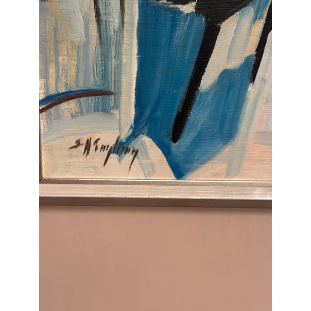 Sven H. Engberg, Abstract Composition, 1950s, Oil on Panel, Framed For Sale - Image 12 of 18
