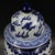 Early 20th Century Antique Chinese Ceramic Pot Qing Dynasty Kangxi Marked Blue and White Porcelain Ginger Jar Hand Painted Double Dragon Playing With Pearl Pattern For Sale - Image 5 of 9