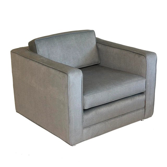 Mid-Century Modern Pair of Charles Pfister Cube Lounge Chairs for Knoll For Sale - Image 3 of 8