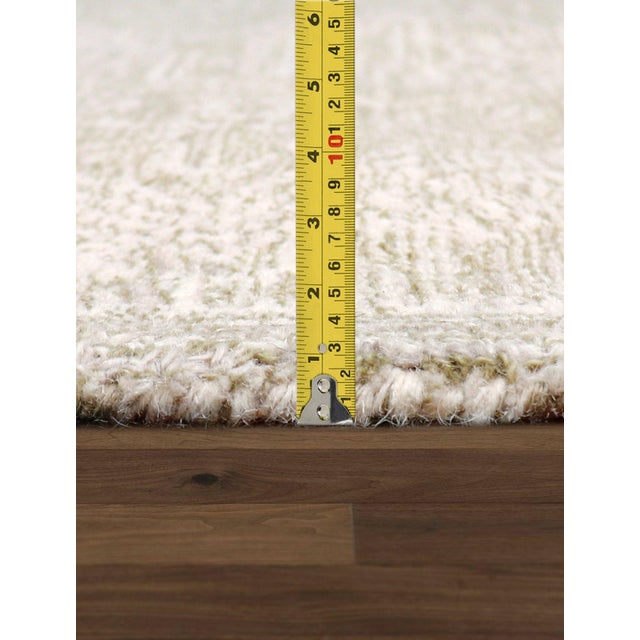 Pasargad Home Modern Green Area Rug, 5' 0'' X 8' 0'' For Sale - Image 4 of 5