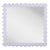 Fleur Home Audubon Bamboo Square Mirror in Spring Iris, 36x36 For Sale