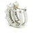 Convertible 5 Carat Black and White Diamond 18k Gold Ball Earrings, Pair For Sale - Image 16 of 18
