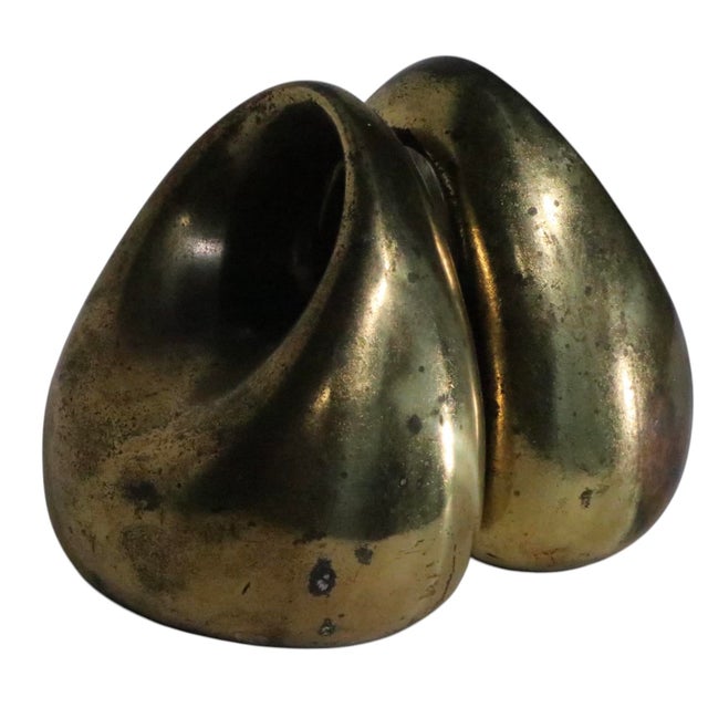 Mid 20th Century Brutalist Ben Seibel for Jenfredware Bookends For Sale - Image 9 of 15