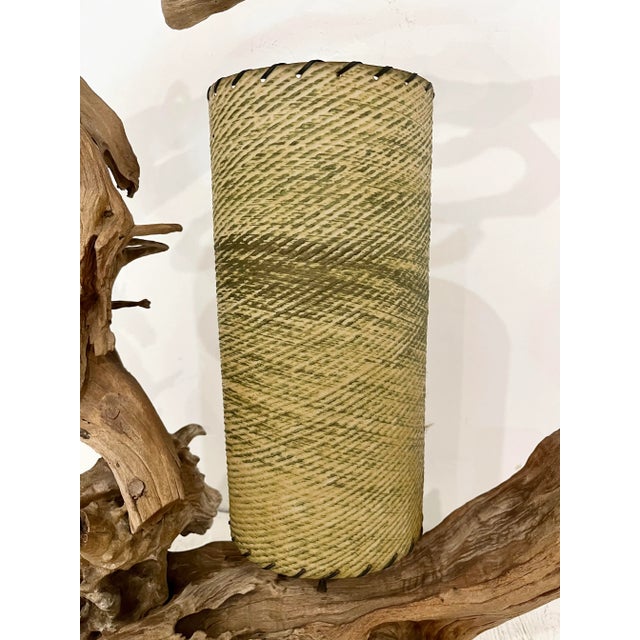 Large Mid Century Driftwood Sculptural Lamp For Sale - Image 4 of 12