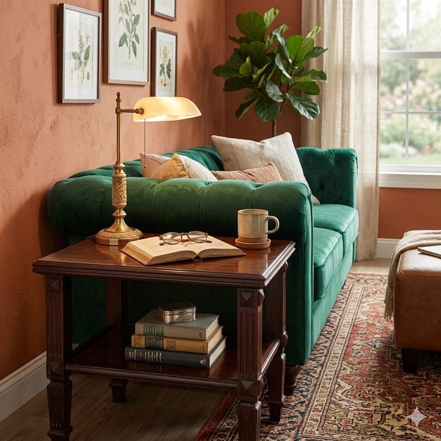 Oriental Rosewood Brown Square Legs Rectangular Side Table Display Stand For Sale In San Francisco - Image 6 of 6