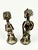 African African Baule Bronze Couple- a Pair For Sale - Image 3 of 5