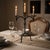 Farmhouse Hand Forged Iron Candelabra 23″ (58cm) Antique Copper Electrostatic Finish Wide Tabletop Centerpiece Decor For Sale - Image 3 of 8