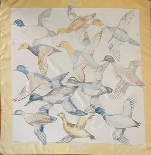 HERMÈS SAUVAGINE en VOL Silk Scarf 1986 Carl de Parcevaux