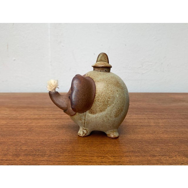 Vintage Elephant Oil Lamp by Ibuki For Sale - Image 13 of 18
