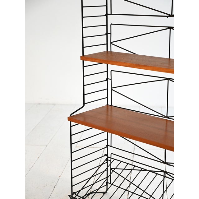 Scandinavian Hylla Bookcase by Kajsa and Nils Nisse Strinning for String, 1960s For Sale - Image 6 of 9