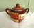 Cinnamon 1930s Fabrica De Louca De Sacavem of Portugal Large Teapot and Lidded Sugar Bowl For Sale - Image 8 of 14
