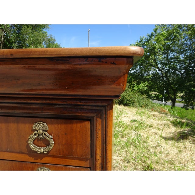 Chest of 4 Drawers in Light Wood, 1980s For Sale - Image 12 of 18