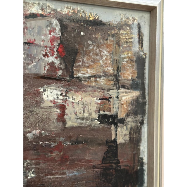 Erik Emanuelsson, Composition, 1965, Oil on Panel, Framed For Sale - Image 8 of 18