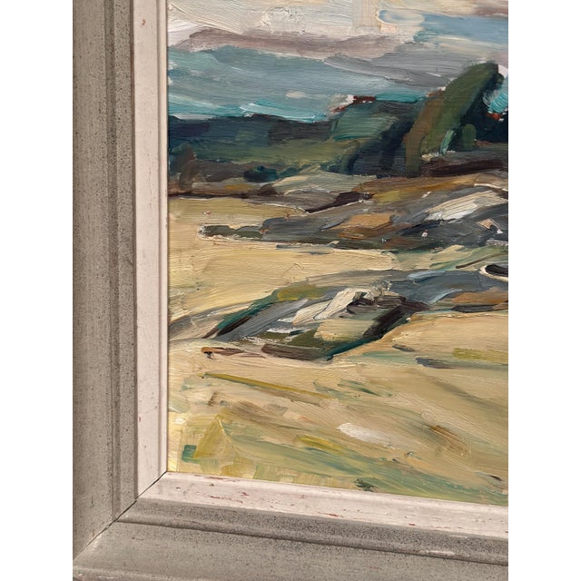 Georg Andersson, Mountains Landscape, 1950s, Oil Painting on Canvas, Framed For Sale - Image 7 of 17