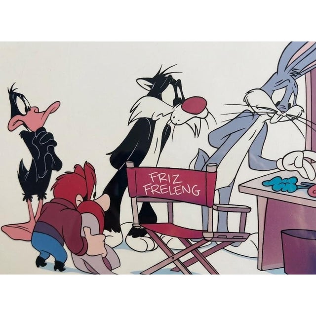 A 1995 Warner Bros. tribute print issued after the death of legendary animator Isadore “Friz” Freleng (1905–1995),...