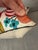 Orange Multi Color Floral Embroidered Pillow For Sale - Image 8 of 10