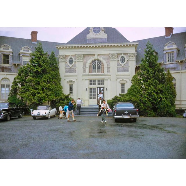 Newport Scenes by Toni Frissell Golfers and their cars at the Newport Country Club, Rhode Island, USA, 1962. (Photo by...
