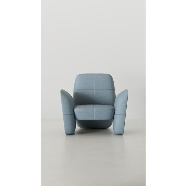Not Yet Made - Made To Order Max Armchair in Kvadrat Hero 2 Fabric by Julien Lestrille For Sale - Image 5 of 7