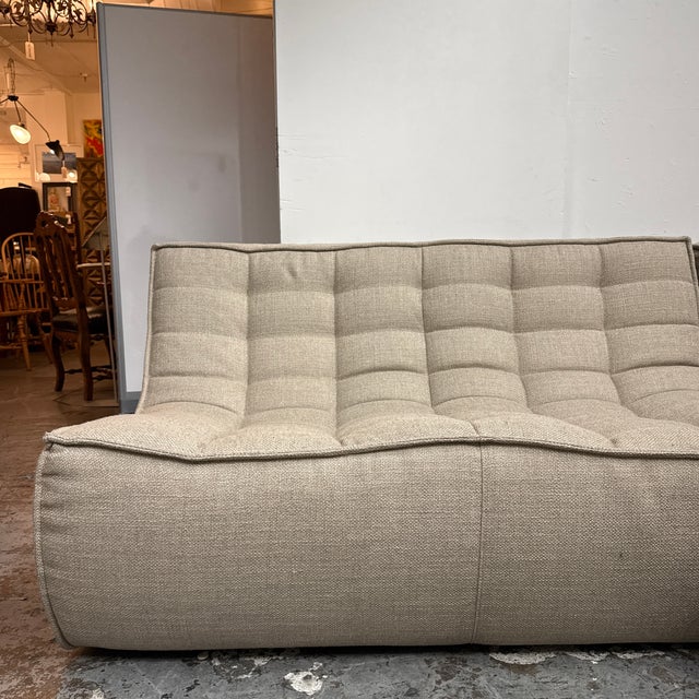 Jacques Deneef for Ethnicraft N701 Modular Sectional, Set of Three For Sale - Image 9 of 12