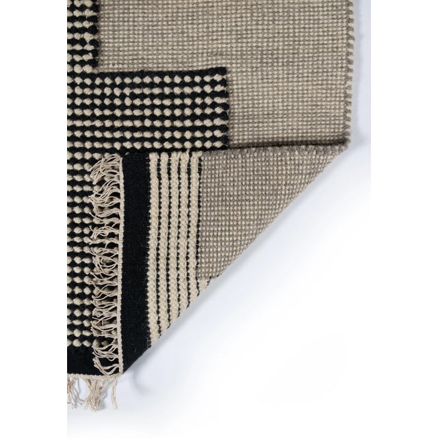2020s Novogratz by Momeni Karl Jules in Black Rug - 4'X6' For Sale - Image 5 of 7