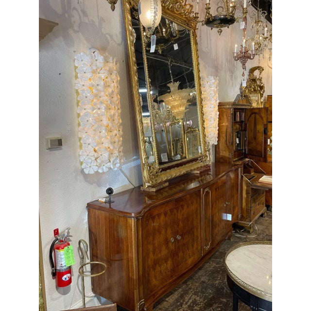 Pair of Large Scale Modern Murano Flower Sconces For Sale In Dallas - Image 6 of 8