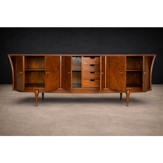 Caviuna Wood Credenza by Giuseppe Scapinelli for Zullo Sonato, Brazil, 1950s For Sale - Image 13 of 15