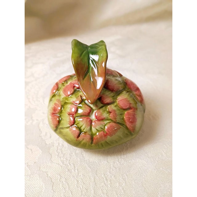 Fitz & Floyd Artichoke Sugar Bowl Ceramic Italian Food Art Table Decor Medditerian Tableware Condiment Dish Grandmillenial For Sale - Image 10 of 12